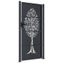 Puerta de jardín acero gris antracita diseño árbol 105x205 cm de vidaXL, Puertas de jardín - Ref: Foro24-153159, Precio: 346,...