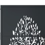 Puerta de jardín acero gris antracita diseño árbol 105x205 cm de vidaXL, Puertas de jardín - Ref: Foro24-153159, Precio: 346,...