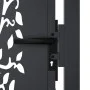 Anthracite gray steel garden gate tree design 105x205 cm by vidaXL, garden gates - Ref: Foro24-153159, Price: 336,91 €, Disco...
