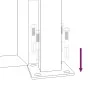 Anthrazitgraues Gartentor aus Stahl im Baumdesign 105x205 cm von vidaXL, Gartentore - Ref: Foro24-153159, Preis: 336,91 €, Ra...