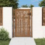 Puerta de jardín acero corten diseño bambú 105x155 cm de vidaXL, Puertas de jardín - Ref: Foro24-153187, Precio: 219,49 €, De...
