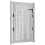 Puerta de jardín acero corten diseño bambú 105x155 cm de vidaXL, Puertas de jardín - Ref: Foro24-153187, Precio: 214,10 €, De...