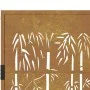 Puerta de jardín acero corten diseño bambú 105x155 cm de vidaXL, Puertas de jardín - Ref: Foro24-153187, Precio: 214,10 €, De...