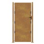 Puerta de jardín acero corten 105x180 cm de vidaXL, Puertas de jardín - Ref: Foro24-153206, Precio: 255,59 €, Descuento: %