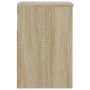 Banco zapatero madera contrachapada roble Sonoma 60x30x45 cm en Zapateros y organizadores de calzado | Comprar online en Foru.es