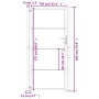 Puerta de jardín acero corten 105x180 cm de vidaXL, Puertas de jardín - Ref: Foro24-153206, Precio: 255,59 €, Descuento: %