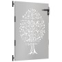 Puerta de jardín acero corten diseño árbol 85x125 cm de vidaXL, Puertas de jardín - Ref: Foro24-153210, Precio: 139,36 €, Des...