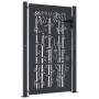 Puerta de jardín acero gris antracita diseño bambú 105x155 cm de vidaXL, Puertas de jardín - Ref: Foro24-153181, Precio: 267,...