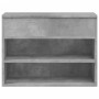 Banco zapatero madera contrachapada gris hormigón 60x30x45 cm en Zapateros y organizadores de calzado | Comprar online en Foru.e