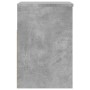 Banco zapatero madera contrachapada gris hormigón 60x30x45 cm en Zapateros y organizadores de calzado | Comprar online en Foru.e