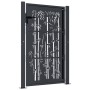 Puerta de jardín acero gris antracita diseño bambú 105x155 cm de vidaXL, Puertas de jardín - Ref: Foro24-153181, Precio: 267,...
