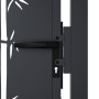 Puerta de jardín acero gris antracita diseño bambú 105x155 cm de vidaXL, Puertas de jardín - Ref: Foro24-153181, Precio: 267,...