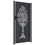 Puerta de jardín acero gris antracita diseño árbol 105x180 cm de vidaXL, Puertas de jardín - Ref: Foro24-153158, Precio: 334,...