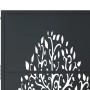 Puerta de jardín acero gris antracita diseño árbol 105x180 cm de vidaXL, Puertas de jardín - Ref: Foro24-153158, Precio: 334,...