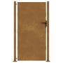 Puerta de jardín acero corten 105x205 cm de vidaXL, Puertas de jardín - Ref: Foro24-153267, Precio: 235,28 €, Descuento: %