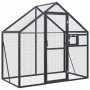 Pajarera de aluminio gris antracita 179x100x185 m de vidaXL, Pies y jaulas para pájaros - Ref: Foro24-152260, Precio: 424,56 ...