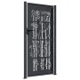 Anthrazitgraues Gartentor aus Stahl mit Bambusdesign, 105 x 205 cm von vidaXL, Gartentore - Ref: Foro24-153183, Preis: 309,74...