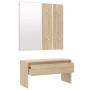Set de muebles de recibidor madera contrachapada roble Sonoma en Bancos para recibidores y almacenamiento | Comprar online en Fo