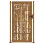 Puerta de jardín acero corten diseño bambú 105x180 cm de vidaXL, Puertas de jardín - Ref: Foro24-153242, Precio: 236,89 €, De...