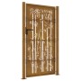 Puerta de jardín acero corten diseño bambú 105x180 cm de vidaXL, Puertas de jardín - Ref: Foro24-153242, Precio: 236,89 €, De...