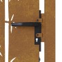 Puerta de jardín acero corten diseño bambú 105x180 cm de vidaXL, Puertas de jardín - Ref: Foro24-153242, Precio: 236,89 €, De...