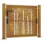 Corten steel garden gate bamboo design 105x80 cm by vidaXL, garden gates - Ref: Foro24-153184, Price: 136,02 €, Discount: %