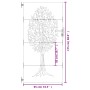 Puerta de jardín acero corten diseño árbol 85x175 cm de vidaXL, Puertas de jardín - Ref: Foro24-153212, Precio: 197,31 €, Des...