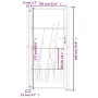 Corten steel garden gate grass design 105x180 cm by vidaXL, garden gates - Ref: Foro24-153176, Price: 292,32 €, Discount: %