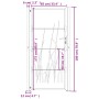 Puerta de jardín acero corten diseño hierba 105x180 cm de vidaXL, Puertas de jardín - Ref: Foro24-153176, Precio: 296,51 €, D...