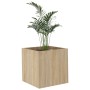 Jardinera roble Sonoma 40x40x40 cm madera de ingeniería en Macetas y jardineras | Comprar online en Foru.es