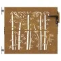 Corten steel garden gate bamboo design 85x75 cm by vidaXL, garden gates - Ref: Foro24-153232, Price: 101,57 €, Discount: %