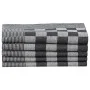 Juego de paños 10 unidades algodón negro y blanco de vidaXL, Toallas - Ref: Foro24-136291, Precio: 22,49 €, Descuento: %