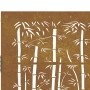 Puerta de jardín acero corten diseño bambú 85x75 cm de vidaXL, Puertas de jardín - Ref: Foro24-153232, Precio: 95,90 €, Descu...