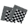 Juego de paños 10 unidades algodón negro y blanco de vidaXL, Toallas - Ref: Foro24-136291, Precio: 22,72 €, Descuento: %