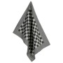 Juego de paños 10 unidades algodón negro y blanco de vidaXL, Toallas - Ref: Foro24-136291, Precio: 22,72 €, Descuento: %