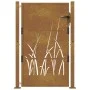 Gartentor aus Cortenstahl, Grasdesign, 105 x 155 cm von vidaXL, Gartentore - Ref: Foro24-153175, Preis: 222,56 €, Rabatt: %