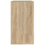 Armario maquillaje madera contrachapada roble Sonoma 80x40x75cm en Armarios y almacenamiento | Comprar online en Foru.es