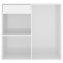 Armario de maquillaje madera blanco brillante 80x40x75 cm en Armarios y almacenamiento | Comprar online en Foru.es