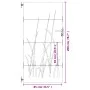 Corten steel garden gate grass design 85x200 cm by vidaXL, garden gates - Ref: Foro24-153225, Price: 195,25 €, Discount: %