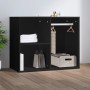 Mueble de vestidor madera de ingeniería negro 80x40x65 cm en Armarios y almacenamiento | Comprar online en Foru.es