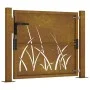 Gartentor aus Cortenstahl, Grasdesign, 105 x 105 cm von vidaXL, Gartentore - Ref: Foro24-153173, Preis: 181,28 €, Rabatt: %