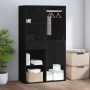 Mueble de vestidor madera de ingeniería negro 80x40x65 cm en Armarios y almacenamiento | Comprar online en Foru.es