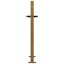 Puerta de jardín acero corten diseño hierba 105x105 cm de vidaXL, Puertas de jardín - Ref: Foro24-153173, Precio: 186,68 €, D...