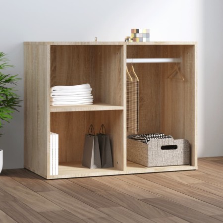 Mueble vestidor madera contrachapada roble Sonoma 80x40x65 cm en Armarios y almacenamiento | Comprar online en Foru.es