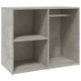 Mueble vestidor madera contrachapada gris hormigón 80x40x65 cm en Armarios y almacenamiento | Comprar online en Foru.es