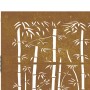 Puerta de jardín acero corten diseño bambú 105x105 cm de vidaXL, Puertas de jardín - Ref: Foro24-153239, Precio: 154,50 €, De...