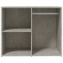 Mueble vestidor madera contrachapada gris hormigón 80x40x65 cm en Armarios y almacenamiento | Comprar online en Foru.es