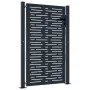 Anthracite grey square design garden gate made of steel, 105x155cm. by vidaXL, garden gates - Ref: Foro24-153193, Price: 305,...