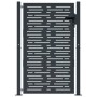 Puerta de jardín acero gris antracita diseño cuadrado 105x155cm de vidaXL, Puertas de jardín - Ref: Foro24-153193, Precio: 32...