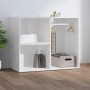Mueble vestidor madera contrachapada blanco brillo 80x40x65 cm en Armarios y almacenamiento | Comprar online en Foru.es